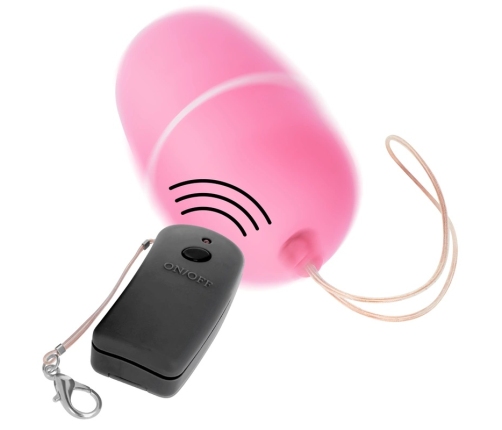 ONLINE Remote-Controlled Wireless Vibrating Egg Pink 10 Modes ABS 6cm