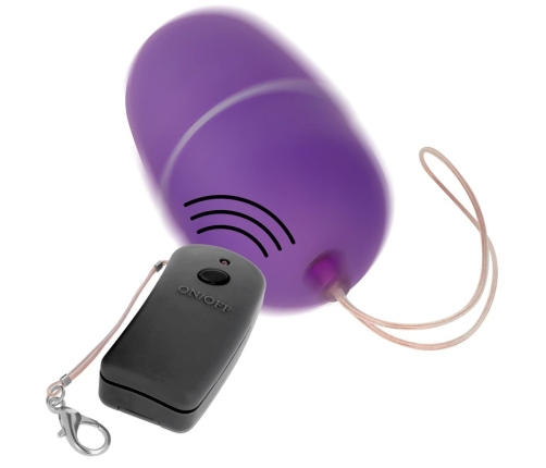 ONLINE Remote-Controlled Wireless Vibrating Device Purple 10 Modes ABS 6cm