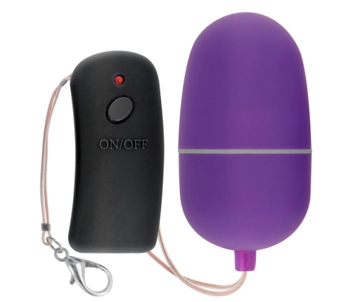 ONLINE Remote-Controlled Wireless Vibrating Device Purple 10 Modes ABS 6cm