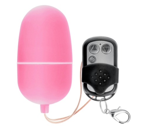 ONLINE Remote Control Vibrating Egg M Pink - 10 Modes, Waterproof, ABS