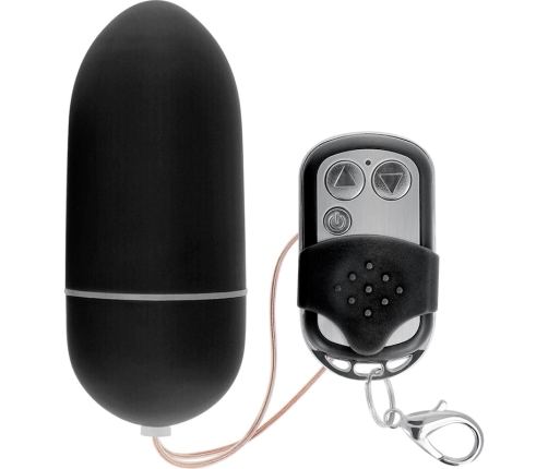 ONLINE Remote Control Wireless Vibrating Egg L Black 10 Modes ABS