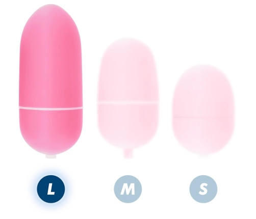 ONLINE Remote Control Vibrating Egg L Pink, 10 Modes, Waterproof ABS