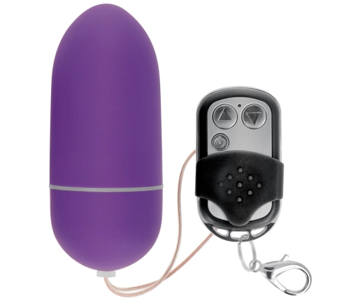 ONLINE Vibrating Egg L Wireless Remote Control Purple 8cm ABS