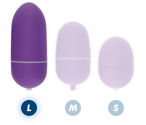 ONLINE Vibrating Egg L Wireless Remote Control Purple 8cm ABS