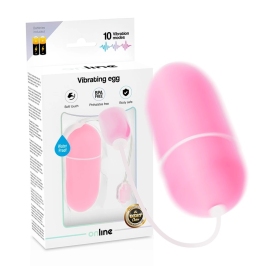 ONLINE Spirit Egg Pink - Waterproof Remote Vibrating System, Compact Size