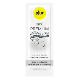 Pjur MED Silicone Lubricant 1.5 ml - Long-Lasting Formula, Skin-Friendly