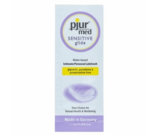 Pjur Med Sensitive Glide lubrykant wodny neutralny 2 ml