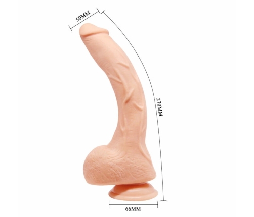 BAILE Beautiful Jack 26cm Anatomical Model with Suction Base, Skin Tone