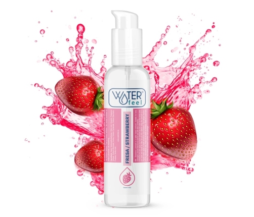 Waterfeel Strawberry Water-Based Lubricant 175ml with Locking Cap