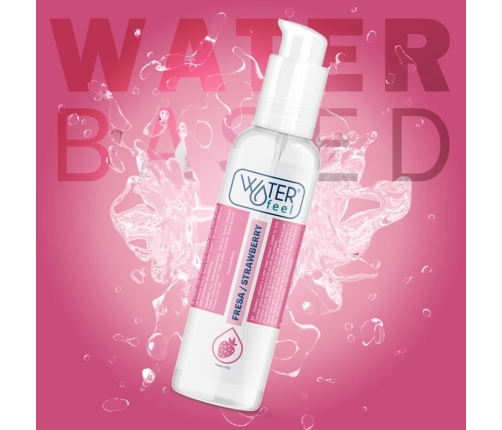 Waterfeel Strawberry Water-Based Lubricant 175ml with Locking Cap
