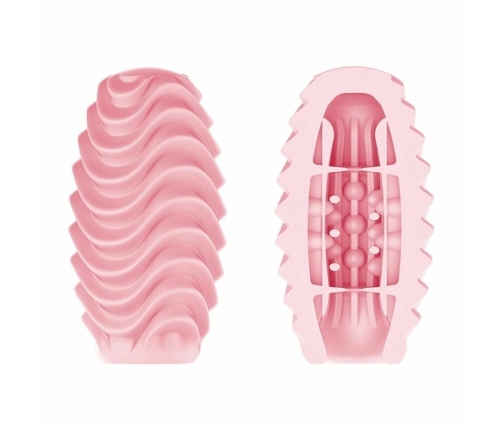 Pretty Love Pink Double-Sided Intimate Egg - Reversible Stretch Sleeve TPR