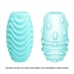 Pretty Love Turquoise Double-Sided Intimate Egg - Reversible, Stretchable TPR