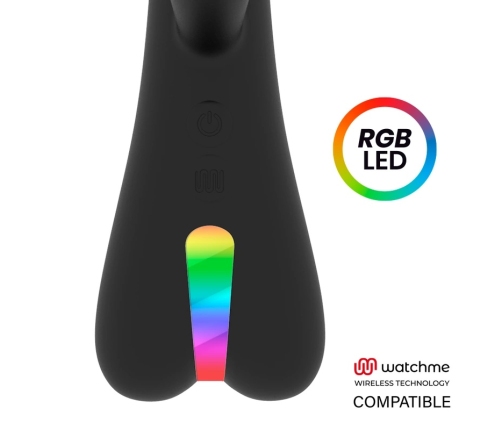 Brilly Glam Erik Dual Motor Silicone Vibrator Black USB, Remote Ready