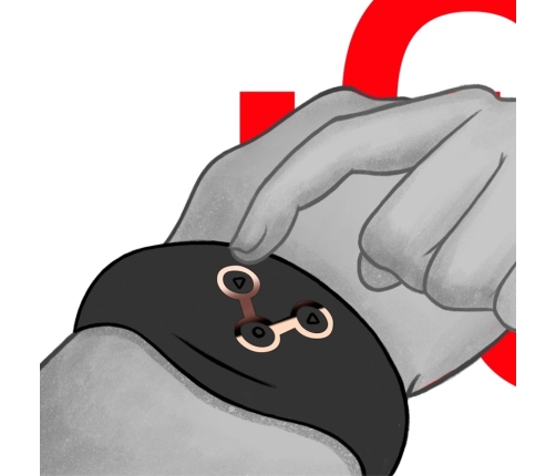 WATCHME - RELOJ CONTROL REMOTO WIRELESS TECHNOLOGY AZABACHE Y COBRE