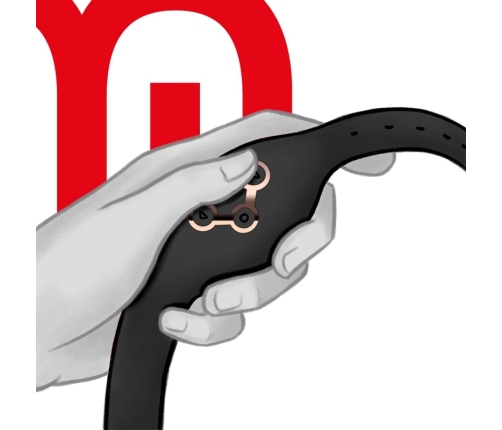 WATCHME - RELOJ CONTROL REMOTO WIRELESS TECHNOLOGY AZABACHE Y COBRE