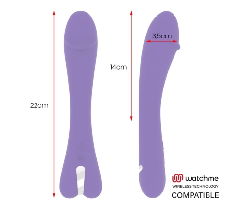MR BOSS Enzo Wireless Intimate Device Purple 22cm Silicone USB