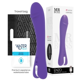 MR BOSS Enzo Wireless Intimate Device Purple 22cm Silicone USB