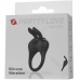 Pretty Love Davion Silicone Vibrating Ring - Black, Adjustable Fit