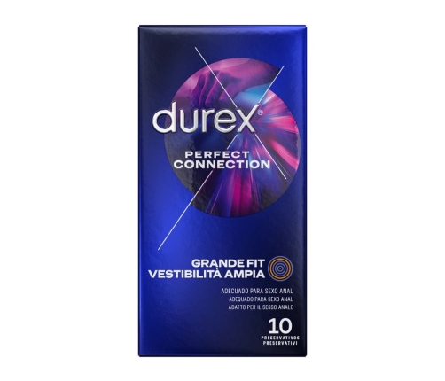 Durex Perfect Connection Silicone Condoms Extra Lubrication 10 pcs