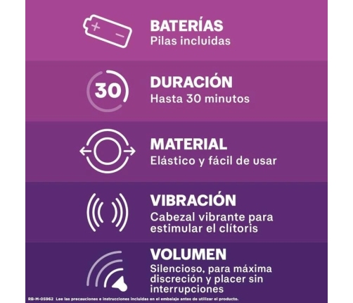 Durex Intense Diablillo Vibrating Intimacy Ring - 30 Min, Compact, Discreet