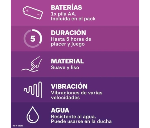 Durex Pure Fantasy Intimate Massager, Waterproof, Multi-Speed, Compact