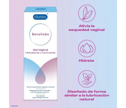Durex Sensilube Intimate Moisturizing Gel 40ml - Daily Use, Odorless