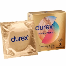 Durex RealFeel Latex-Free Intimate Protection Condoms 3 pcs 56 mm