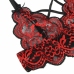 Subblime Two-Piece Lace Lingerie Set L/XL - Red & Black, Adjustable Fit