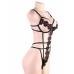 Subblime Strappy Lace Teddy L/XL - Elegant Adjustable Lingerie