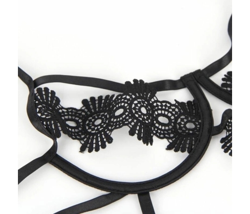 Subblime Strappy Lace Teddy L/XL - Elegant Adjustable Lingerie