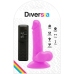 Diversia Flexible Vibrating Intimate Device Purple 17cm with Remote Control