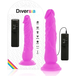 Diversia Flexible Vibrating Model Purple 21cm with Remote Control