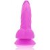 DIVERSIA - DILDO REALÍSTICO FLEXIBLE CON VIBRACIÓN LILA 21.5 CM -O- 4.5 CM