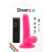 Diversia Flexible Vibrating Model Pink 17cm with Suction Cup & Remote