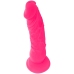 DIVERSIA - DILDO REALÍSTICO FLEXIBLE CON VIBRACIÓN ROSA 21 CM -O- 4.9 CM
