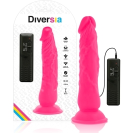 Diversia Flexible Vibrating Model Pink 21cm with Remote Control