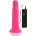 DIVERSIA - DILDO REALÍSTICO FLEXIBLE CON VIBRACIÓN ROSA 23 CM -O- 4.3 CM