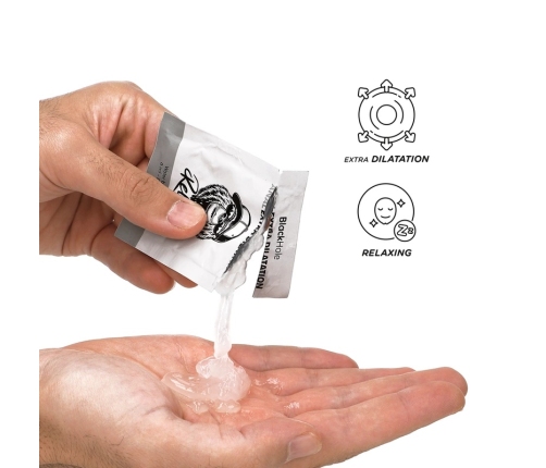 Black Hole Water-Based Gel Extra Dilatation 6 ml Single Dose Intimate Lubricant