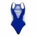 Leg Avenue Seamless Racerback Bodysuit Blue - One Size, No Panty Lines