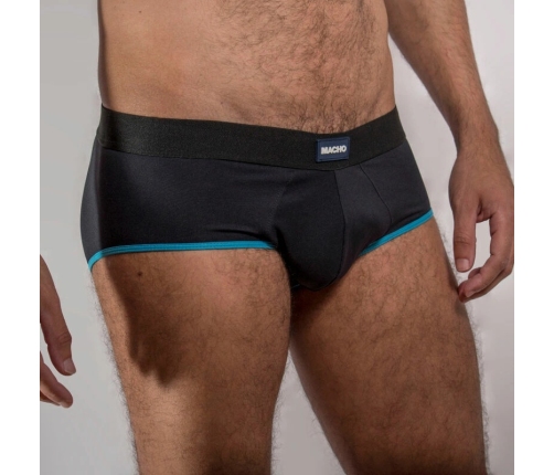 MACHO MS24B Men's Briefs Dark Blue S - Breathable Lycra Comfort Fit