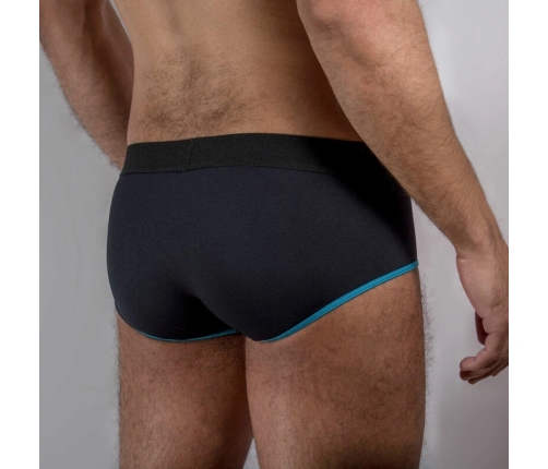 MACHO MS24B Men's Briefs Dark Blue S - Breathable Lycra Comfort Fit