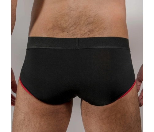 Macho MS24R Classic Briefs Dark Red XL - Breathable Lycra Comfort