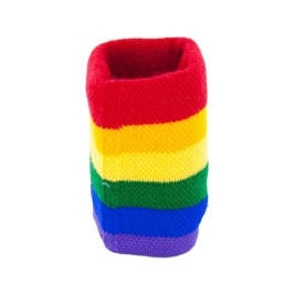 Diablo Picante Rainbow Pride Wristbands - Multicolor Silicone, Adjustable, 1 pc