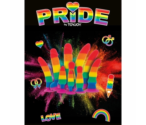 NS Novelties Pride Edition Rainbow Model 19 cm Silicone Intimate Device