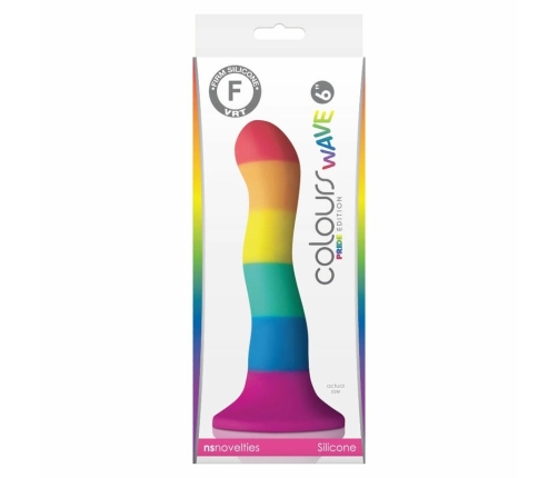 NS Novelties Colours Wave Intimate Device Rainbow 17 cm Silicone