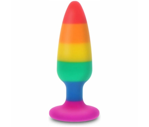 TOYJOY Hunk Rainbow Plug 10.5 cm - Silicone Pride Edition