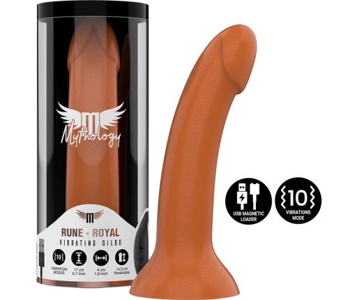 MYTHOLOGY Rune Royal M Wireless Vibrating Intimate Device - Gold Silicone