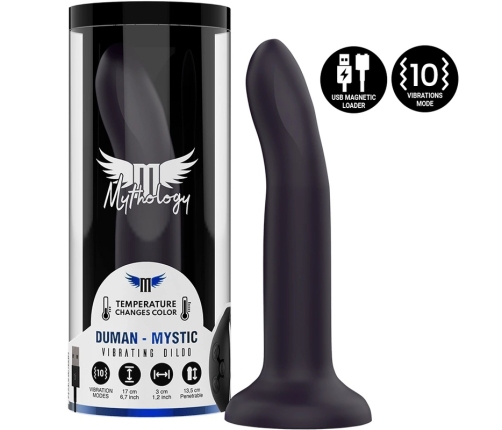 MYTHOLOGY Duman Mystic M Color-Changing Silicone Intimate Machine, Wireless-Ready