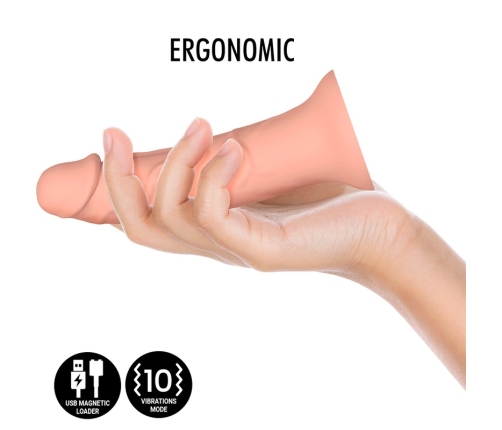 MYTHOLOGY Asher S Silicone Intimate Device, Skin Tone, WatchMe Compatible