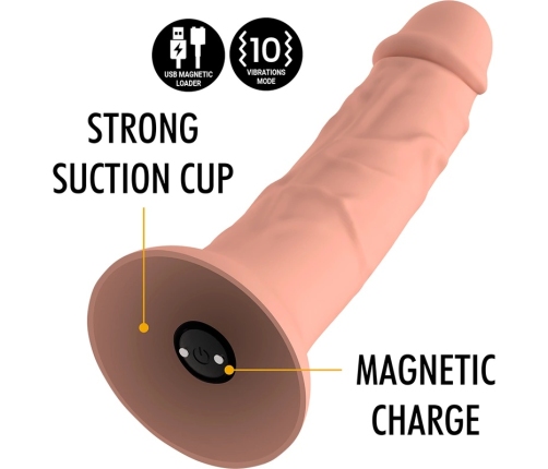 MYTHOLOGY Asher S Silicone Intimate Device, Skin Tone, WatchMe Compatible